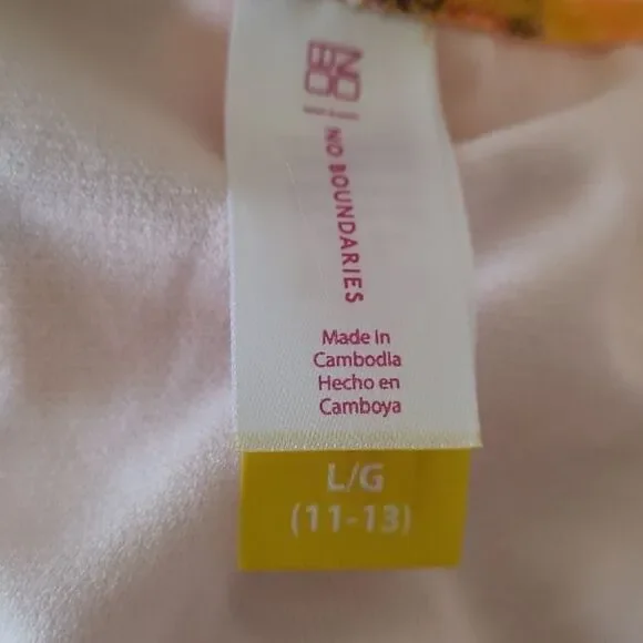 Yellow floral One Piece Swimsuit - Picture 8 of 11